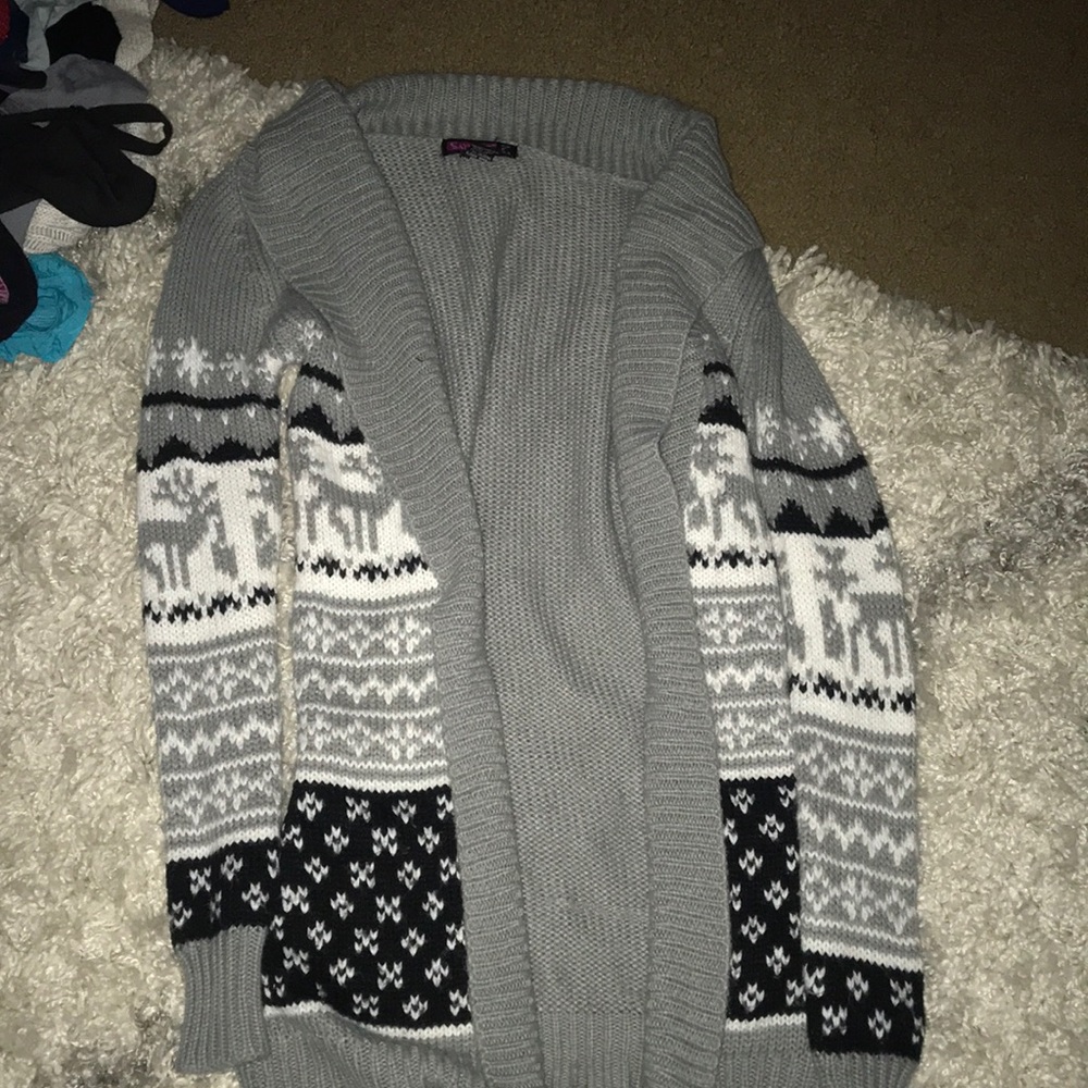 Holiday cardigan